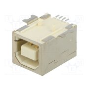 933 Connector: USB B; socket; on PCBs; SMT; PIN: 4; horizontal; USB 2.0 VUjFlnFFPNoClTfIp36pSznxSAxv5EOKui2eTUUoIP0
