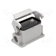 19302101250 Enclosure for connectors: HDC; size 10B; Han® HMC; IP65; closed CYxeqvnuPfS7HzjZcSMBXL6IO3mp2AJZIrk8cHLm6jw
