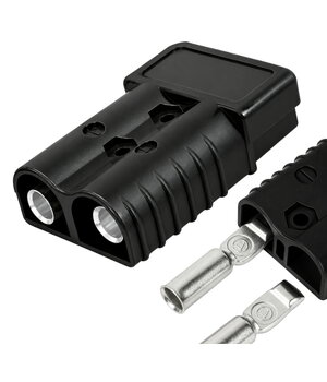 Anderson Type ātrsavienotājs, 600V, 50A, 6–12 AWG, melns CJ604J+0.jpg