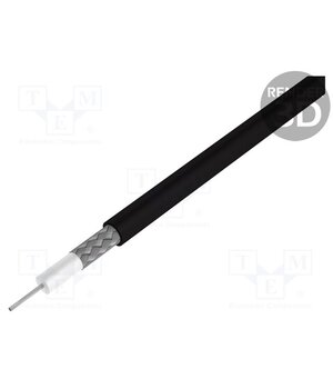 MRG223.00100 Wire: coaxial; RG223; wire; Cu; PVC; black; 100m; Øcable: 5.4mm; 328ft RdMwbjA7JnAZMPjpm7oiLdGaY9A6k3e1dIkV3BATMQE