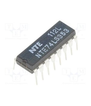 NTE74LS353 IC: digital; 4 to 1 line,multiplexer,data selector; Ch: 2; DIP16 lw-5TPk9LtAQ1cOOl95DIcQNX2iaJkgPAiCz1e8B0Oc
