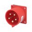 625-6 Connector: AC supply 3-phase; socket; male; 32A; 400VAC; IEC 60309 fWkNZM1fkzDjiWRChJcG3tdLX1YHVBi5tmA8DntRnoM