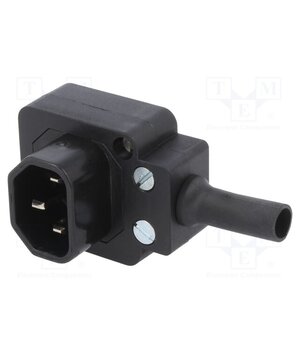 4300.0401 Connector: AC supply; plug; male; 10A; 250VAC; IEC 60320; for cable ZJ10331tDgCR11zunoonR36HtO-3vQgIOhGmbX5-ZZQ