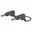 66.9408-15021 Test lead; 32A; banana plug 4mm,both sides; Urated: 600V; black -ycsE9SeyjpqRxj2JMBXOCYug7nzcfaiWGWHaf0KOvY