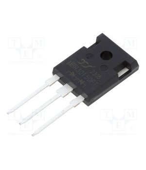 MBR30150PT Diode: Schottky rectifying; THT; 150V; 30A; TO247-3; Ufmax: 0.85V dAqWN81dJQwqVwDRRTglLMkJkzapWwtb2qOUHNDwHUE
