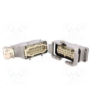 10330160000 Connector: HDC; male + female; 16A; 500V; Han Kit; PIN: 16; 16+PE uwdWEY8xgzASRKJfwOGZmSSNJwQegkc4e4u8e_T4d5A