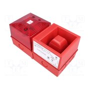 204588 Signaller: lighting-sound; 230VAC; siren,flashing light; red 8mH42H-0Vbrii1-HebVJgV-93McpPbwxK-hzEYVBEjI