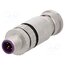 21033491501 Connector: M12; plug; PIN: 5; male; 60V; straight; IP67; for cable Htm3OnXJvgreZRq61RmeQpxJAu3N7DiUunr4G9BDaJ0