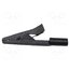 BU-109-0 Crocodile clip; 10A; black; Overall len: 41mm; Contacts: steel _2Km8k_ReKZ6R30bGrKI5sor3YjQU04dDT7hTAUU4rs