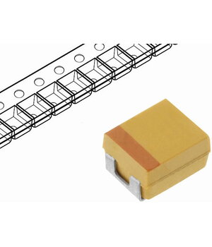 Tantala SMD kondensators 10µF 16V, izmērs B 3,5x2,8x1,9mm

 KETXX_X_B.jpg