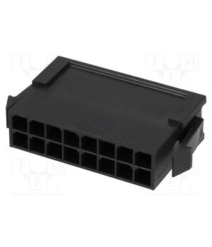 43020-1600 Connector: wire-wire; plug; male; PIN: 16; Micro-Fit 3.0; 3mm; 2x8 WrPTz6oFdBptN5W7JWX1rhSHLqUOUFAOkvckph30qNU