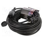 W-97290 Extension lead; 3G2.5mm2; 25m; rubber; black; Sockets no: 1; 16A HfvnnYXiwPhdLQR66w3-WTBgE5iDdJaDRqiIkee6cco