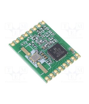 RFM69W-868S2 Module: RF; FM transceiver; FSK; 868MHz; SPI; -120dBm; 1.8÷3.6VDC Lc-yQ3hO5tEqA2ul7aeG0VSgLdGbATzQIN7sh1RGqn0