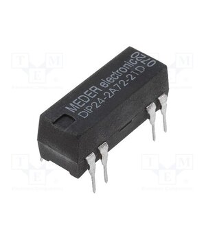 DIP24-2A72-21D Relay: reed switch; DPST-NO; Ucoil: 24VDC; 1A; max.200VDC; 290mW U0Of5whWlc-8AmZlxclBsRhCHoscEzm-i6f8Likw-1Q