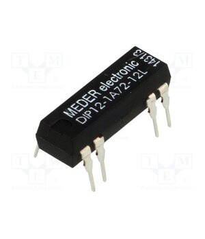 DIP12-1A72-12L Relay: reed switch; SPST-NO; Ucoil: 12VDC; 1A; max.200VDC; 145mW 1E49ScsoRflsWLZs5DJ4EvWltJgPh1OsIXcTf1wR6I4