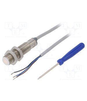 KB120100 Sensor: capacitive; Range: 6mm; OUT: PNP / NO; Usup: 10÷35VDC; 2m 932QYR2C5sg4kquf7UMixT86c3SUyP9uS1r2vDm-CDI
