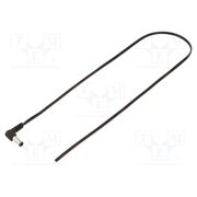 A25-TT-T035-050BK Cable; 2x0.35mm2; wires,DC 5,5/2,5 plug; angled; black; 0.5m xy0DH1FLJbZDGIZpcI72TaCilmcq7xARlmaYVhI92p0