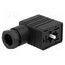 932977100 GM 209 NJ SCHWARZ Connector: valve connector; plug; form B; 11mm; female; PIN: 3; 250V E3TLJb2BQFqVNnlUkIi3_6dFTfw9FO92oNmkbRMLsl4