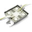 MODULIS 4x SMD LED 12V žalias 1W metalinis hermetiškas korpusas VLED43BX+1.jpg