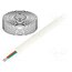 TEL-0030-100/WH Wire: telecommunication cable; 2x28AWG; stranded; white; 100m PJkryFtwDBsJ-JpAD6VMeKrN-BjahjktXXvf56a2yvI