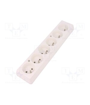 5907570000766 Connector: AC supply; female; splitter; 2P+PE; 250VAC; 16A; white 4LDMGlTajJmuiVpYkS77jLkG6-WexhbFWIn0DpmVoy4