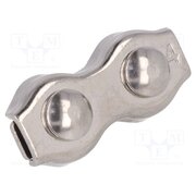 ZLR2-4-A4 Rope clamp duplex; acid resistant steel A4; for rope; Ørope: 4mm ioP8IgqilWaM2ZLWCcfdi75_wF1EfHZP0uFRXPE207o