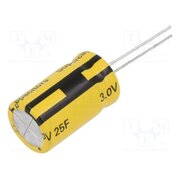 TVA1625-3R0256-R Supercapacitor; THT; 25F; 3VDC; -10÷30%; Body dim: Ø16.5x28.4mm DTjJRZPEBjTFgKdwwovX6yi0ZXqHxFFZ4ztLY9kVMJY
