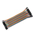 LAIDAI ARDUINO plokštei lizdas/lizdas, 20vnt 200mm, spalvoti, bendroje juostoje