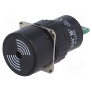 LAS1-AY-B/12V Signaller: sound; 75dB; Illumin: none; IP40; Ø16mm; max.6mm; plastic DFvUWuK8vtyFlvqbMz9eo48og2W3Hjf3ia05pAdGR5c