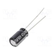ECA1HHG470 Capacitor: electrolytic; THT; 47uF; 50VDC; Ø6.3x11.2mm; ±20%; 1000h tt3h8imI3v_QV0EnP13Ywq7NLmA8mtl04QSjRvYtVd8