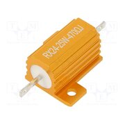 AHP25W-470RJ Resistor: wire-wound; with heatsink; 470Ω; 25W; ±5%; 30ppm/°C LSrMI9QoA-iYAeTE7vFwkRHzlZR42fIYQVltdbTur74