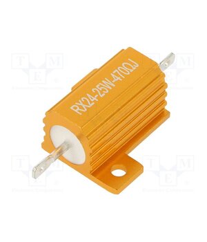 AHP25W-470RJ Resistor: wire-wound; with heatsink; 470Ω; 25W; ±5%; 30ppm/°C LSrMI9QoA-iYAeTE7vFwkRHzlZR42fIYQVltdbTur74