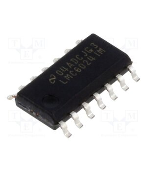 LMC6024IM/NOPB IC: operational amplifier; 350kHz; 4.75÷15.5V; Ch: 4; SO14; tube OYKJLPQZ7KxZ_HD21uDnyTHWSQQOTkL059XzsWq4_qg