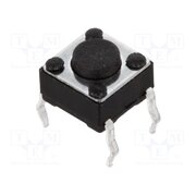 TACT-64R-F Microswitch TACT; SPST-NO; Pos: 2; 0.05A/12VDC; THT; none; 2.5N T7uFx9nGx6RBTuZxcvcUSmuhbnfCgijQnZz5993xYo8