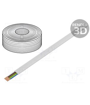 93307 Wire: telecommunication cable; 6x28AWG; stranded; white; 100m pH-vRcoj7bN_H62KDJbpoUovi94x2_3s6fKS6fdGjN0