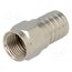 H3041C COPPER Connector: F; plug; male; crimped; for cable; straight; RG6; 7mm d9HC-0zOc8GcfAMXf95bq4p4yVxfJC7NiMRGBeW6Ldw
