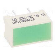 DE/2GD LED backlight; green; Lens: diffused,green; λd: 568nm; 9÷52mcd AKK3hqGur3XgCRlH6QEwaTF0Waq81aJEy1EUJ6B2-dQ
