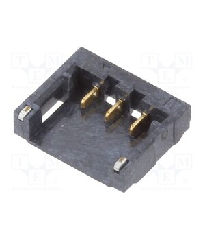 12SH-A4-03-GS-SMT-BK Connector: wire-board; socket; male; PIN: 3; 2A; 50V; vertical; SMT 3T-BqbAFunb3bsi406zJhhC8ZCqW24pRgUJVxUAZS7E