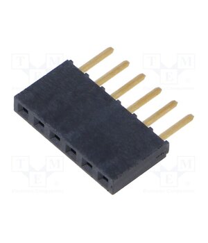 SSW-106-02-G-S Connector: pin strips; socket; female; PIN: 6; straight; THT; 2.54mm un2ssNYQ0EKvI-_2jD__GuI4_IlG5G6uvvrgr58Cgks
