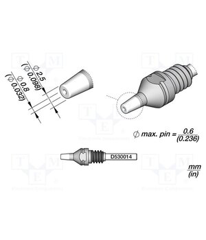 D530014 Tip: for desoldering irons; 2.5x0.8mm Lk3eMoiJYbD3e_LaWwZtI1tpwiBqSh-ylyAIqJoK16A