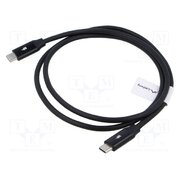 CA-CMCM-40CU-0018-BK Cable; USB 2.0; USB C plug,both sides; gold-plated; 1.8m; black hmsdiBNYHnnW8qXHNTvbbKSR0ETjwBqBxB-XEoLXzAw