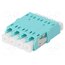 A001-LC-4X-2168 Connector: fiber optic; socket,coupler; quad,multi mode (MM); LC Nzlr_OdKEDUPo_eEv4wKxvTW72vktX3SKA77-JeAwVw