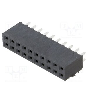 SSW-110-01-S-D Connector: pin strips; socket; female; PIN: 20; straight; THT; 2x10 hXxUR0TDT9NS_BCOudfkKylWsX2NKUlODsvVdC7gaTE
