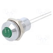 19040001 Indicator: LED; prominent; green; 2.2VDC; Ø8mm; IP40; 2pin; metal qsBp1TO6jTB7LFAuYg0LaCv6VHON7VCa3Ata03rEKi0
