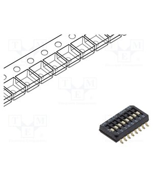 1-1571983-1 Switch: DIP-SWITCH; Poles number: 8; ON-OFF; 0.1A/50VDC; Pos: 2; SMT 5cu3flkP6KVtwjqkSHiqBneqPAqPINKMlhOtsU6OSMM
