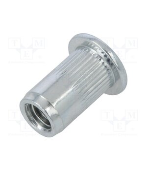 1742R-A M6 Rivet nuts; M6; steel; Ømount.hole: 9mm; L: 17mm; 20pcs. x3f13gaQ1DePnOIP4ra-923mOTthjKyI2aVbbl0Z48k