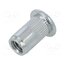 1742R-A M6 Rivet nuts; M6; steel; Ømount.hole: 9mm; L: 17mm; 20pcs. x3f13gaQ1DePnOIP4ra-923mOTthjKyI2aVbbl0Z48k