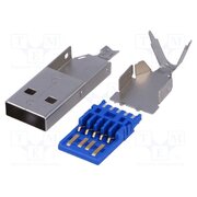 USBA-W3.0 Connector: USB A; plug; soldering; USB 3.0 7RLU2RQwzcJujIn9xo5pUaaEmqpZJWGUTj-1Oq_-bqE