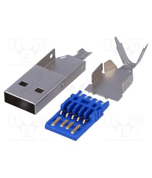 USBA-W3.0 Connector: USB A; plug; soldering; USB 3.0 7RLU2RQwzcJujIn9xo5pUaaEmqpZJWGUTj-1Oq_-bqE