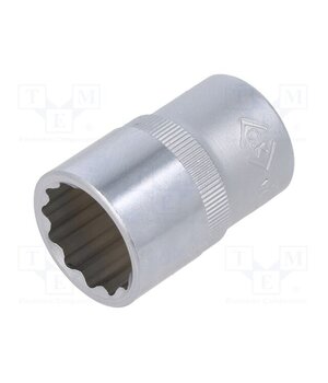 T4690M 18 Socket; 12-angles,socket spanner; 18mm; 1/2"; Plating: chromium V1hPQ9w9yXWdygKhjM0pKbKT2ULW77JuEOTn4OYLkT8
